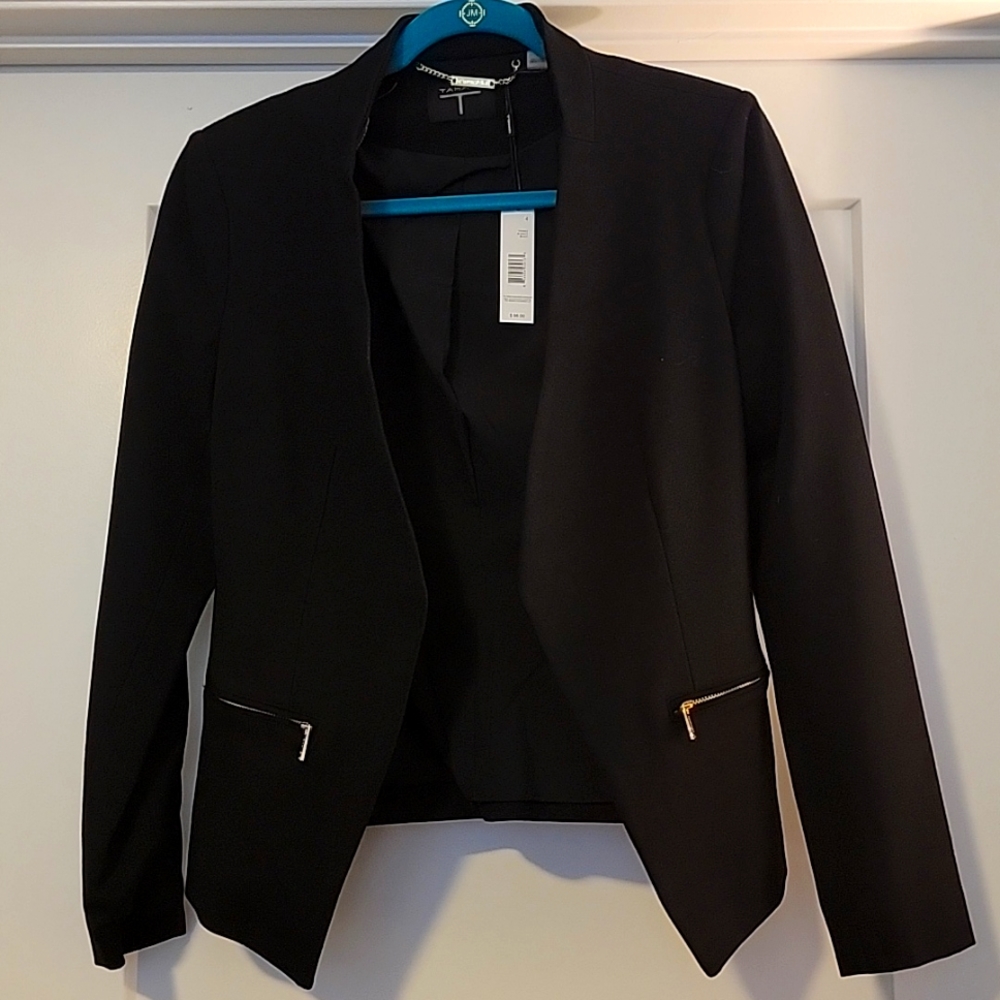 Tahiri open front blazer